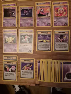 Pokemon Cards Gym Challange 2000 Sabrinas Gym Set Inc Rare Holo Alakazam Vintage - Image 5