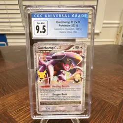 CGC 9.5 Garchomp C Lv.X 145/147 Celebrations Classic Collection Holo 2021 - Image 1