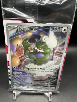 Pokemon Center Tornadus 210 Sv: Scarlet & Violet Promo Holo English 2025 Sealed - Image 1
