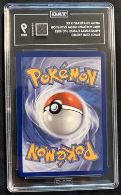 2025 Pokemon Mega Charizard X EX #023 Promo TAG 9 Mint Full Art - Image 4