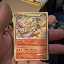 The Pokemon Company Ninetales Heartgold & Soulsilver Holo Rare 7/123 90 HP - Image 1