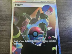 Penny 239/091 SV: Paldean Fates Illustration Rare Holo Trainer Pokemon TCG - Image 2