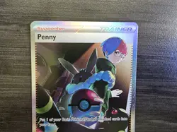 Penny 239/091 SV: Paldean Fates Illustration Rare Holo Trainer Pokemon TCG - Image 4