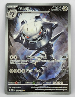 Steelix 150/132 Illustration Rare Holo: Mega Evolutions Pokemon Near Mint - Image 1