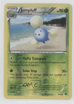 Jumpluff Reverse Foil Pokemon XY Steam Siege #5 - Image 1
