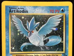 Artikodin 2/62 Fossil Holo Rare French Articuno Pokemon Card w/ 💫 SWIRL - MP - Image 4