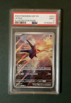 Pokemon Surging Sparks Latios 203/191 PSA 9 - Image 1