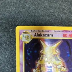 Alakazam 1/102 Pokemon TCG Base Set Holo Rare 1999 Vintage Hologram Card ✨💎✨MT - Image 3