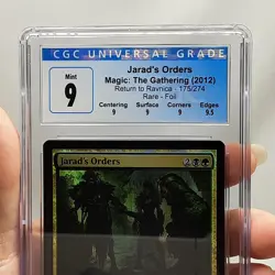 MTG - Return to Ravnica - Jarad's Orders - Foil - Graded - CGC 9 - Image 3