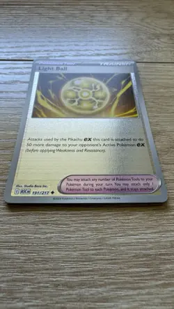 Pokemon Light Ball 191/217 - ME: Ascended Heroes Uncommon Reverse Holo Card NM - Image 2