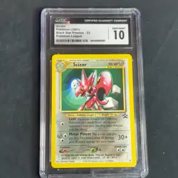 Pokemon Scizor Promo Regular 33/53 Wotc 2001 CGC 10 Graded 70HP Card - Image 1