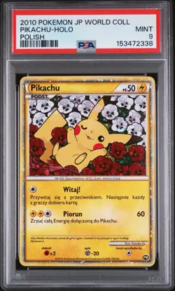 Pokemon TCG Pikachu World Collection 2010 Polish Psa 9 - Image 3