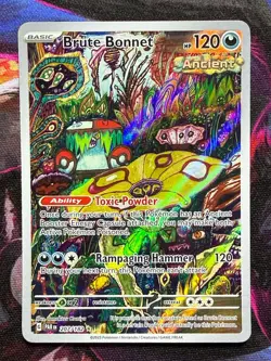 Brute Bonnet 207/182 Sv04: Paradox Rift Holo Pokemon TCG Komiya - Image 1