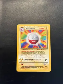 Pokemon 1999 Electrode 21/102 Base Set Unlimited Rare - Image 1