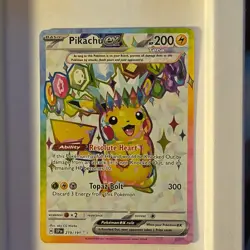 The Pokemon Company Pikachu ex 219/191 Surging Sparks Ultra Rare Holo 200 HP - Image 1