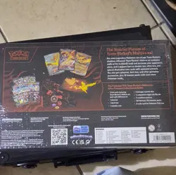 Pokemon TCG Team Rocket's Moltres ex Ultra-Premium Box 18 Booster Packs Promo - Image 2