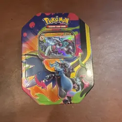 Pokemon - TCG - Mega Charizard X ex Tin SEALED - Image 1