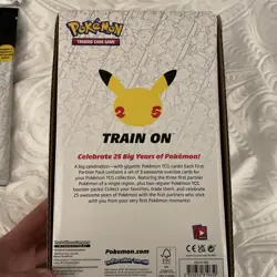 Pokemon 25th Anniversary First Partner Packs Complete Set of 8 SEALED w/Display - Image 5