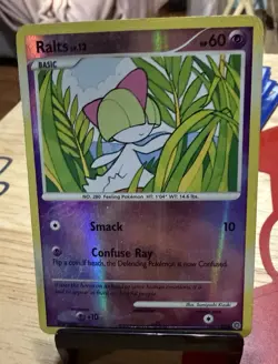 Ralts 102/132 Secret Wonders Reverse Holo Pokemon 2007 Scratches On Holo - Image 1