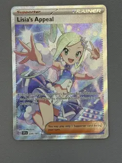 LISIA'S APPEAL 234/191 ULTRA RARE SURGING SPARKS POKEMON NM - Image 1