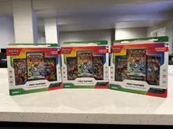 Pokemon TCG First Partner Illustration Collection Series 1 Promo Box Lot of 3 - Image 1