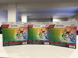 Pokemon TCG First Partner Illustration Collection Series 1 Promo Box Lot of 3 - Image 2