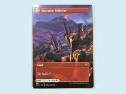 Blightstep Searstep Pathway, Full Art, Kaldheim, NM, Magic the Gathering MTG - Image 1