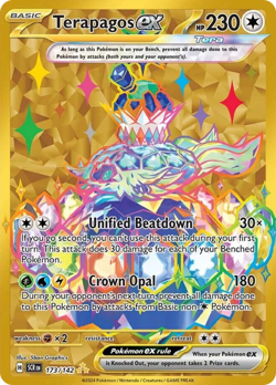 Terapagos ex - 173/142 - Hyper Rare - Stellar Crown - NM/M - SCR - Image 3