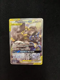 Pokemon Lucario & Melmetal GX TAG TEAM Holo Black Star Promo SM192 260 HP EN - Image 3