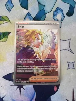 Pokemon Briar 171/142 Sv07 Stellar Crown Trainer Holo Special Illustration Rare - Image 2