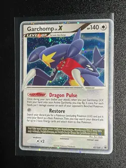 Pokemon Garchomp LV.X 97 DP Majestic Dawn Holo Diamond Pearl LP - Near Mint - Image 2