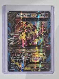 2015 POKEMON TCG - XY PRIMAL CLASH #151 FULL ART PRIMAL GROUDON EX LP - Image 1
