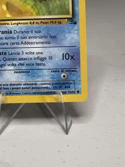 Psyduck Italian 1st Ed. Pokemon Fossil #53 1999 - Image 4