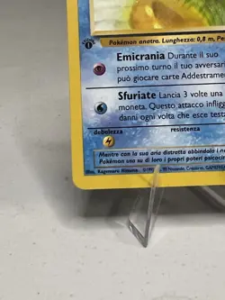 Psyduck Italian 1st Ed. Pokemon Fossil #53 1999 - Image 5