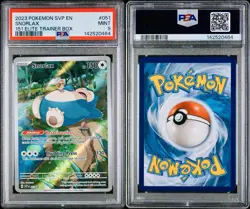 POKEMON PSA 9 SNORLAX FULL ART #051 PROMO 151 ELITE TRAINER BOX ENGLISH 2023! - Image 3