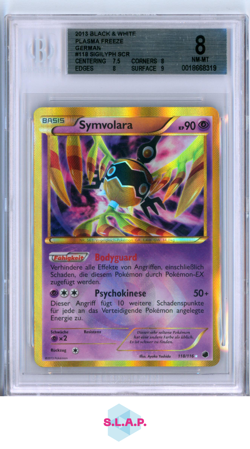SIGILYPH SCR 2013 POKEMON BLACK AND WHITE PLASMA FREEZE GERMAN 118 BGS 8.0 - Image 1