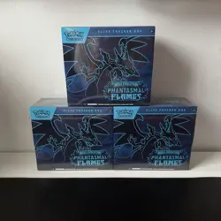 Pokemon TCG - Phantasmal Flames ETB - Elite Trainer Box ×3 NEW/SEALED BUNDLE LOT - Image 1