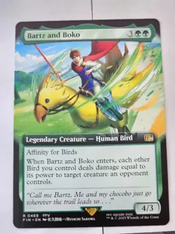 MTG - Bartz and Boko Extended Art - Final Fantasy - Image 1