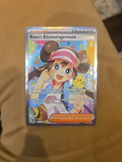 Rosa’s Encouragement 123/088 Special Illustration Rare Pokemon TCG Perfect Order - Image 1