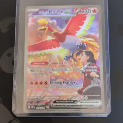 Ethan's Ho-Oh ex 230/182 Destined Rivals Full Art Holo Ultra Rare Eng 230HP - Image 1