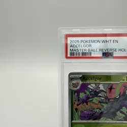 Pokemon SV White Flare Accelgor Reverse Holo Master Ball Uncommon #009/086 - Image 2