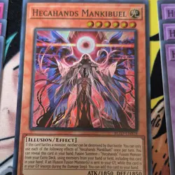 Yu-Gi-Oh! 1st Edition Hecahands Card Lot Hecahands Bait, Mankibuel, Dandalos - Image 2