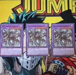 Yu-Gi-Oh! 1st Edition Hecahands Card Lot Hecahands Bait, Mankibuel, Dandalos - Image 4