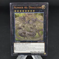 Number 46: Dragluon SHSP-EN050 1st Edition Super Rare LP - Image 1