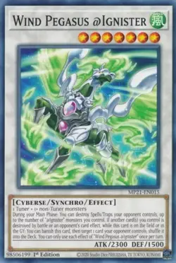 Yugioh! Wind Pegasus @Ignister - MP21-EN015 - Common - 1st Edition Near Mint - Image 1