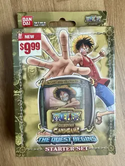 2005 Bandai Vintage One Piece CCG The Quest Begins Sealed Starter Deck English - Image 1