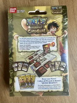 2005 Bandai Vintage One Piece CCG The Quest Begins Sealed Starter Deck English - Image 2