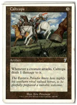 MTG Caltrops - 7th Edition Moderately Played English - Image 1
