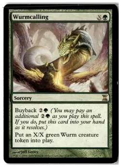 MTG Wurmcalling - Time Spiral Moderately Played English - Image 1