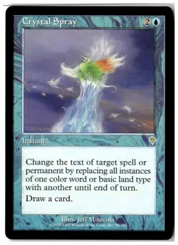 MTG Crystal Spray - Invasion Moderately Played English - Image 1